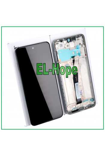 DISPLAY LCD TOUCH ORIGINALE XIAOMI REDMI NOTE 9 PRO MAX M2003J6B1I FRAME BIANCO