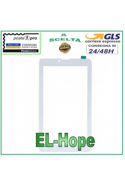 VETRO PER TOUCH SCREEN MAJESTIC TAB-627 GLASS ORIGINALE BIANCO VETRO PER TOUCH SCREEN MAJESTIC TAB-627 GLASS ORIGINALE BIANCO