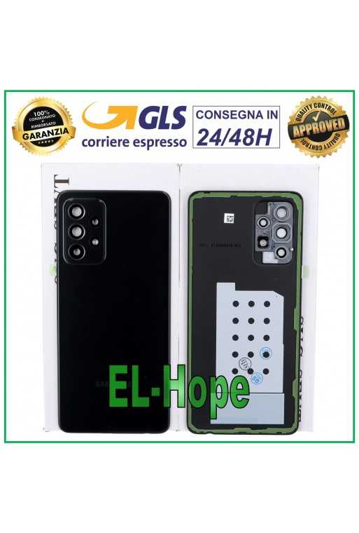 COPRI BATTERIA ORIGINALE SAMSUNG GALAXY A52 SM-A525 F COPERCHIO POSTERIORE NERO COPRI BATTERIA ORIGINALE SAMSUNG GALAXY A52 SM-A525 F COPERCHIO POSTERIORE NERO