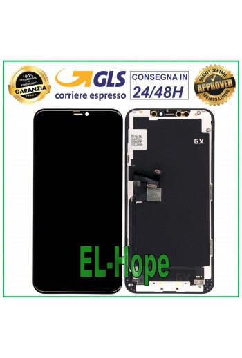 DISPLAY LCD OLED APPLE IPHONE 11 PRO MAX TOUCH SCREEN SCHERMO VETRO GX ORIGINALE
