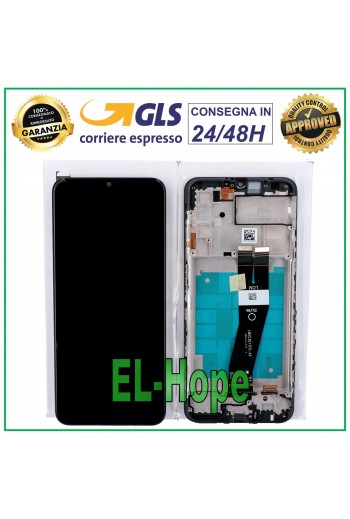 DISPLAY LCD ORIGINALE SERVICE FRAME SAMSUNG GALAXY A03S SM-A037G TOUCH SCREEN