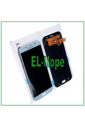 DISPLAY LCD ORIGINALE SAMSUNG GALAXY A7 2017 A720 SM-A720F DS TOUCH SCREEN BLU