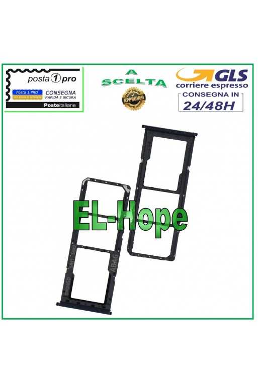 SLOT CARRELLO VANO SCHEDA NANO SIM + MICRO SD SAMSUNG GALAXY A21S SM A217F NERO SLOT CARRELLO VANO SCHEDA NANO SIM + MICRO SD SAMSUNG GALAXY A21S SM A217F NERO