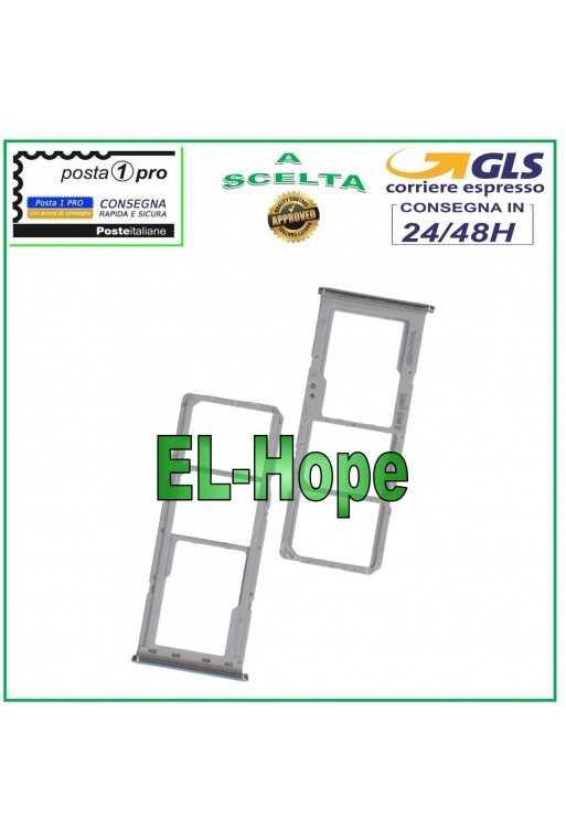 SLOT CARRELLO VANO SCHEDA NANO SIM MICRO SD SAMSUNG GALAXY A30S SM A307F SILVER SLOT CARRELLO VANO SCHEDA NANO SIM MICRO SD SAMSUNG GALAXY A30S SM A307F SILVER