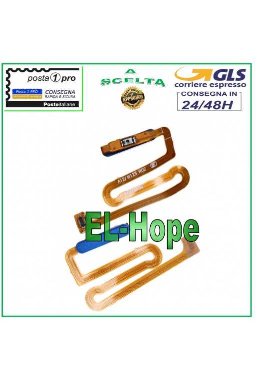 FLAT TASTO FINGERPRINT SENSORE IMPRONTA DIGITALE SAMSUNG GALAXY A12 SM A125F BLU FLAT TASTO FINGERPRINT SENSORE IMPRONTA DIGITALE SAMSUNG GALAXY A12 SM A125F BLU