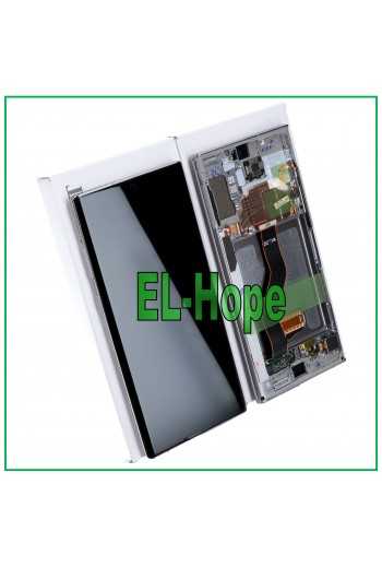 DISPLAY LCD ORIGINALE SAMSUNG GALAXY NOTE 10 PLUS SM N975 N976 TOUCH GLOW SILVER