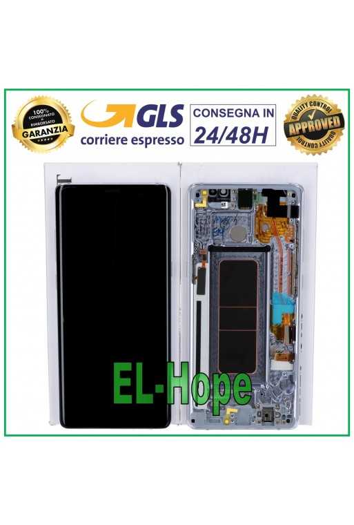DISPLAY LCD ORIGINALE SAMSUNG GALAXY NOTE 8 SM N950 F TOUCH SCREEN VIOLET GRAY DISPLAY LCD ORIGINALE SAMSUNG GALAXY NOTE 8 SM N950 F TOUCH SCREEN VIOLET GRAY