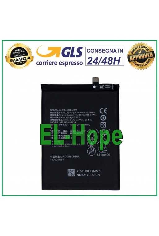 BATTERIA HB486486ECW PER HUAWEI MATE 20 PRO LYA-L09 BATTERY LI-ON PARI ORIGINALE BATTERIA HB486486ECW PER HUAWEI MATE 20 PRO LYA-L09 BATTERY LI-ON PARI ORIGINALE