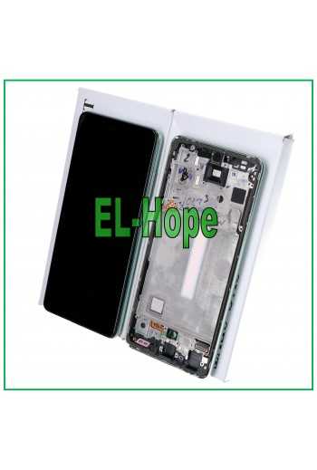 DISPLAY LCD TOUCH ORIGINALE SAMSUNG GALAXY A52S SM A528 A528B FRAME GREEN VERDE