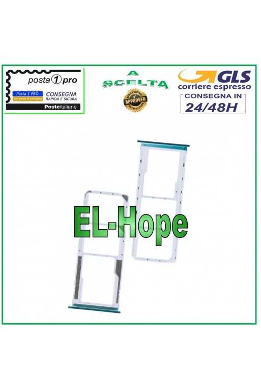 SLOT CARRELLO VANO SCHEDA MICRO SIM SD XIAOMI REDMI NOTE 9 M2003J15SC VERDE SLOT CARRELLO VANO SCHEDA MICRO SIM SD XIAOMI REDMI NOTE 9 M2003J15SC VERDE