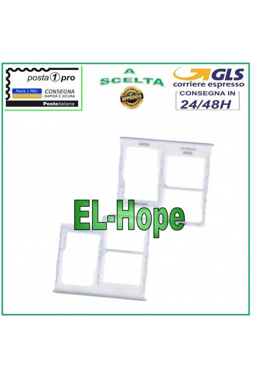 SLOT CARRELLO VANO SCHEDA NANO SIM CARD SD SAMSUNG GALAXY A41 SM A415 F BIANCO SLOT CARRELLO VANO SCHEDA NANO SIM CARD SD SAMSUNG GALAXY A41 SM A415 F BIANCO