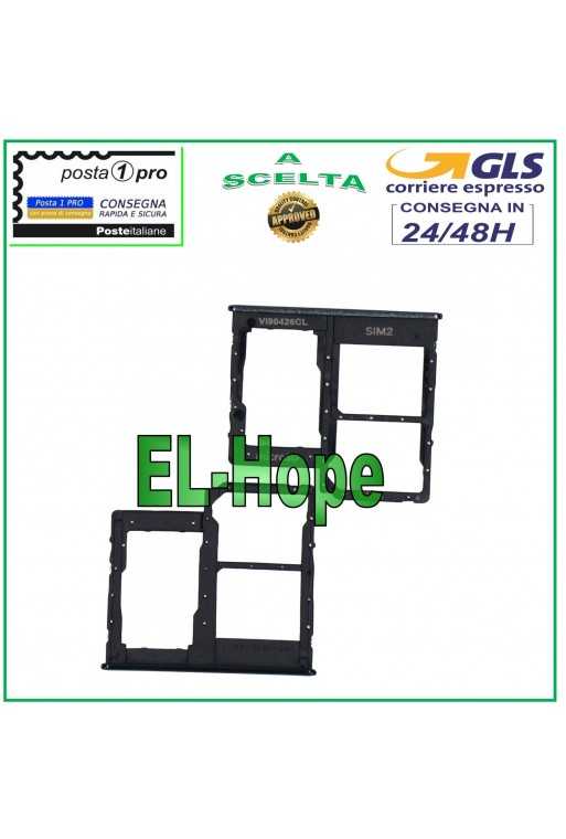 SLOT CARRELLO VANO SCHEDA NANO SIM CARD SD SAMSUNG GALAXY A31 SM A315 A315F NERO SLOT CARRELLO VANO SCHEDA NANO SIM CARD SD SAMSUNG GALAXY A31 SM A315 A315F NERO