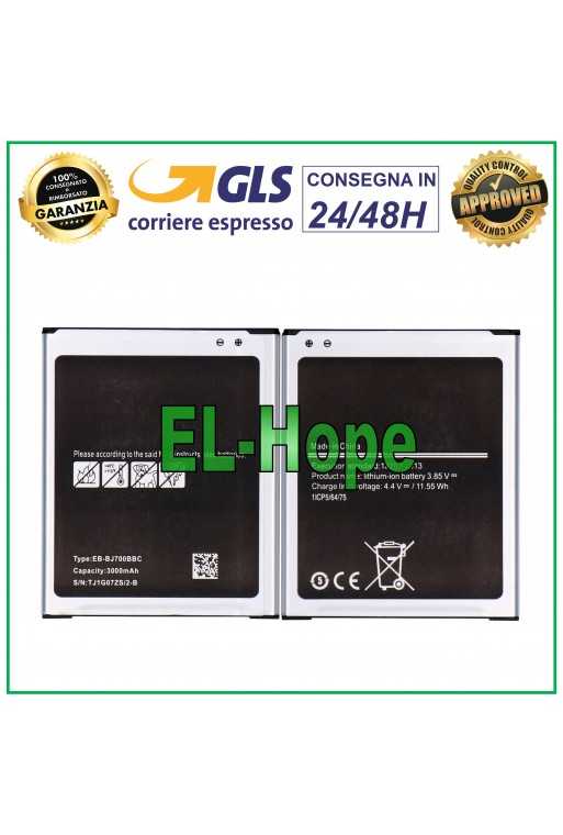 BATTERIA EB-BJ700CBE PER SAMSUNG J7 SM J700F / J4 J400F /J7 CORE J701F 3000 mAh BATTERIA EB-BJ700CBE PER SAMSUNG J7 SM J700F / J4 J400F /J7 CORE J701F 3000 mAh