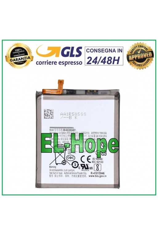 BATTERIA EB-BG980ABY PER SAMSUNG GALAXY S20 SM-G980F 4000 mAh PARI ORIGINALE BATTERIA EB-BG980ABY PER SAMSUNG GALAXY S20 SM-G980F 4000 mAh PARI ORIGINALE