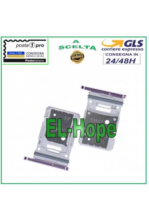 SLOT CARRELLO VANO DUAL SCHEDA NANO SIM SAMSUNG GALAXY S20 FE SM G780 F VIOLA SLOT CARRELLO VANO DUAL SCHEDA NANO SIM SAMSUNG GALAXY S20 FE SM G780 F VIOLA