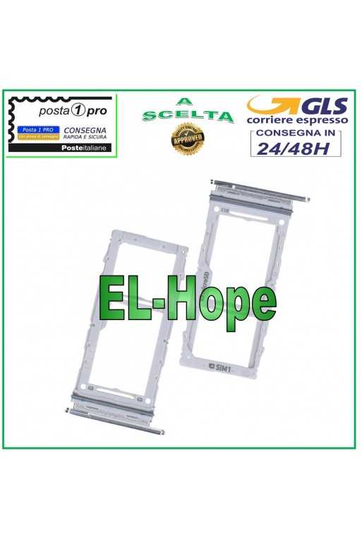 SLOT CARRELLO VANO SCHEDA NANO SIM MICRO SD SAMSUNG GALAXY S10E SM G970 F SILVER SLOT CARRELLO VANO SCHEDA NANO SIM MICRO SD SAMSUNG GALAXY S10E SM G970 F SILVER