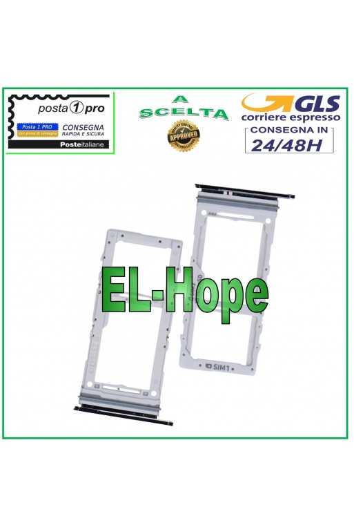 SLOT CARRELLO VANO SCHEDA NANO SIM CARD SD SAMSUNG GALAXY S20 SM G980 G981 NERO SLOT CARRELLO VANO SCHEDA NANO SIM CARD SD SAMSUNG GALAXY S20 SM G980 G981 NERO