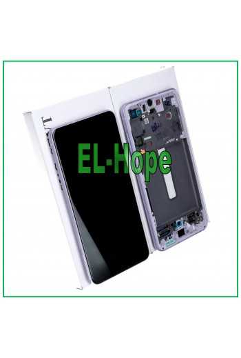 DISPLAY LCD FRAME ORIGINALE SAMSUNG GALAXY S21 FE SM-G990B TOUCH SCREEN VIOLA