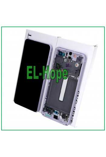 DISPLAY LCD FRAME ORIGINALE SAMSUNG GALAXY S21 FE SM-G990B TOUCH SCREEN VIOLA