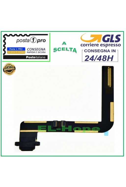 CONNETTORE RICARICA APPLE IPAD 5 Air A1474 A1475 A1476 DOCK CARICA FLAT NERO CONNETTORE RICARICA APPLE IPAD 5 Air A1474 A1475 A1476 DOCK CARICA FLAT NERO