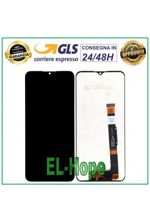 DISPLAY LCD + TOUCH SCREEN PER TCL 30E 6127A 6127l SCHERMO MONITOR VETRO NERO DISPLAY LCD + TOUCH SCREEN PER TCL 30E 6127A 6127l SCHERMO MONITOR VETRO NERO
