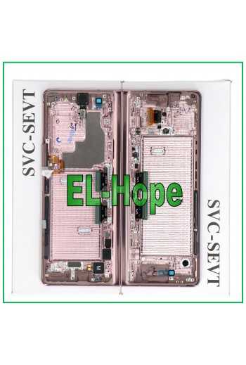DISPLAY LCD ORIGINALE 100% SAMSUNG GALAXY Z FOLD 2 5G 2020 SM-F916 TOUCH BROWN