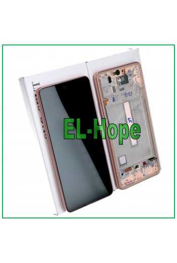 DISPLAY LCD + FRAME ORIGINALE SAMSUNG GALAXY A53 5G SM A536 A536B TOUCH ORO GOLD