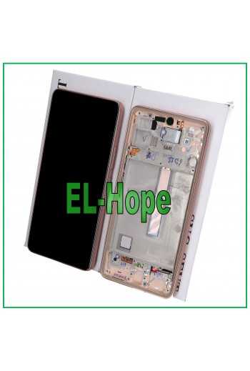 DISPLAY LCD + FRAME ORIGINALE SAMSUNG GALAXY A53 5G SM A536 A536B TOUCH ORO GOLD